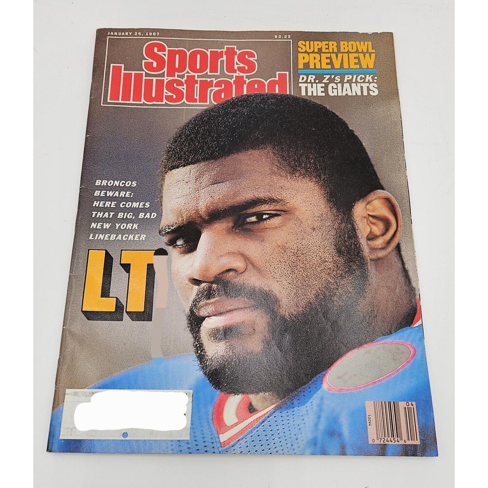 Sports Illustrated Lawrence Taylor Giants Super Bowl 21 XXI January 26 1987